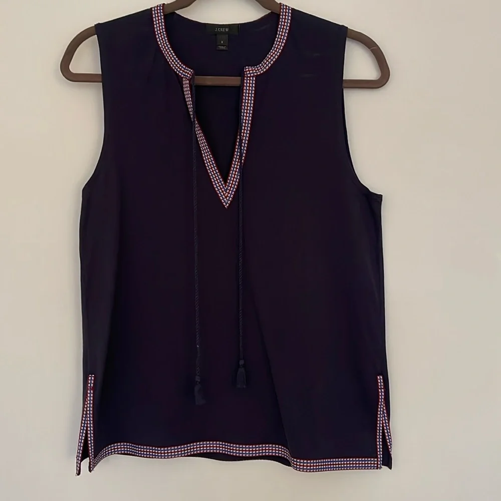 J-CREW SLEEVELESS TOP